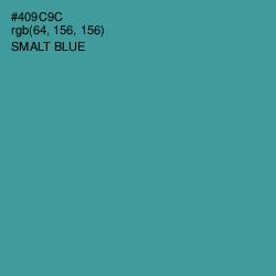 #409C9C - Smalt Blue Color Image